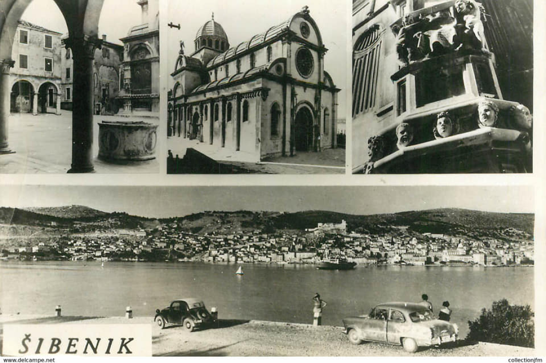 Našli smo neke stvarno stare i rijetke razglednice Šibenika: Tko zna gdje su bile ove skaline?