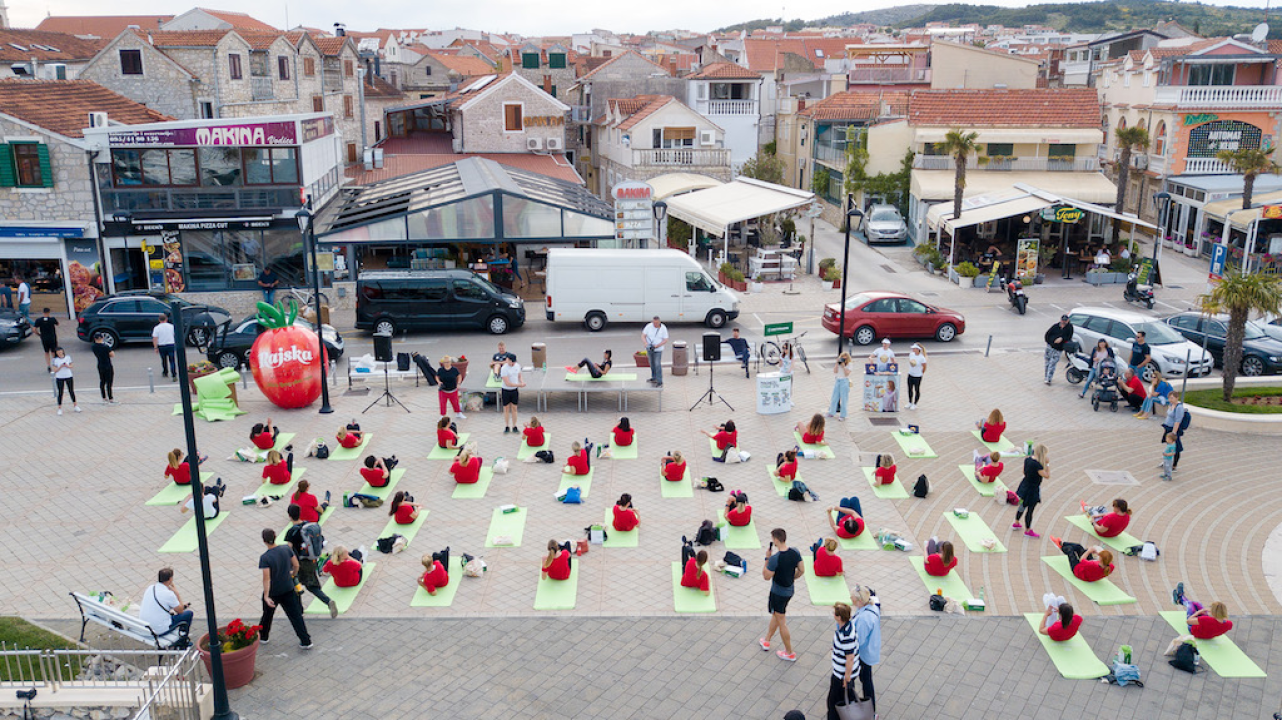 Vodičani se zaželili zajedničkog treninga: Pogledajte kako je izgledalo vježbanje u projektu 'Aktivna Hrvatska'