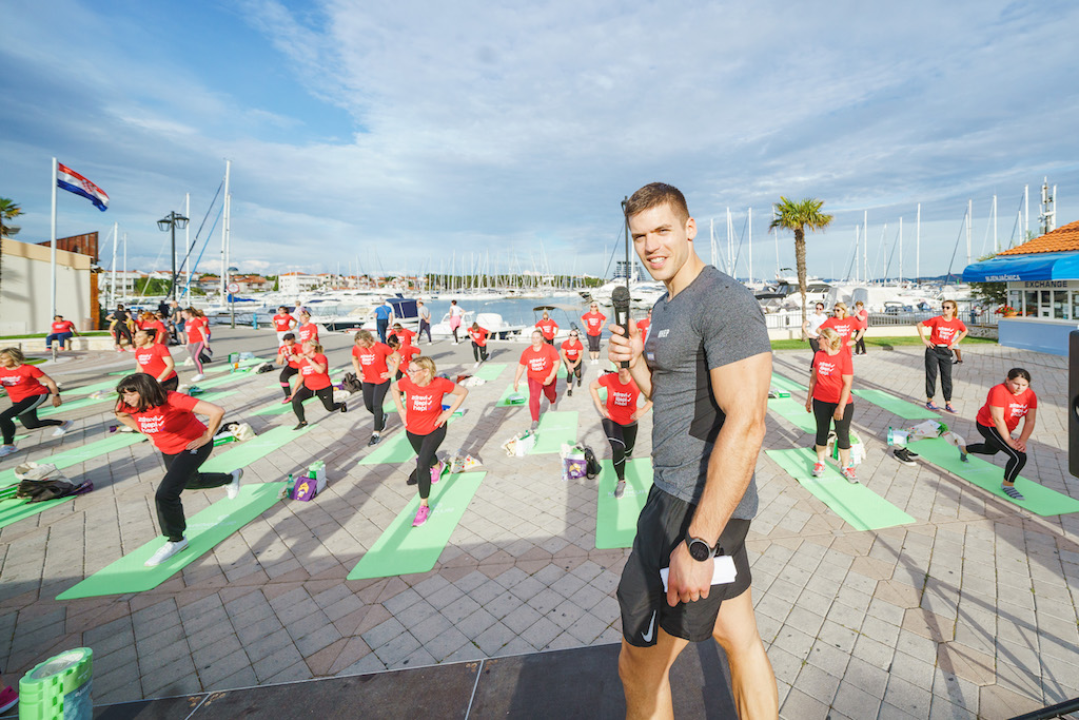 Vodičani se zaželili zajedničkog treninga: Pogledajte kako je izgledalo vježbanje u projektu 'Aktivna Hrvatska'