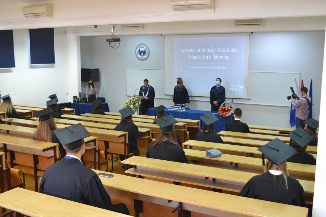 Na šibenskom Veleučilištu održana svečana promocija 80 prvostupnika Menadžmenta