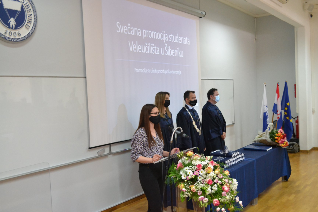 Na šibenskom Veleučilištu održana svečana promocija 80 prvostupnika Menadžmenta
