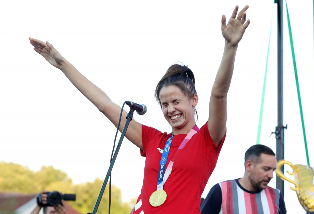 Zlatnu Mateu dočekali i u njenom Kninu: Ona je ponos Zvonimirovog grada i cijele Hrvatske