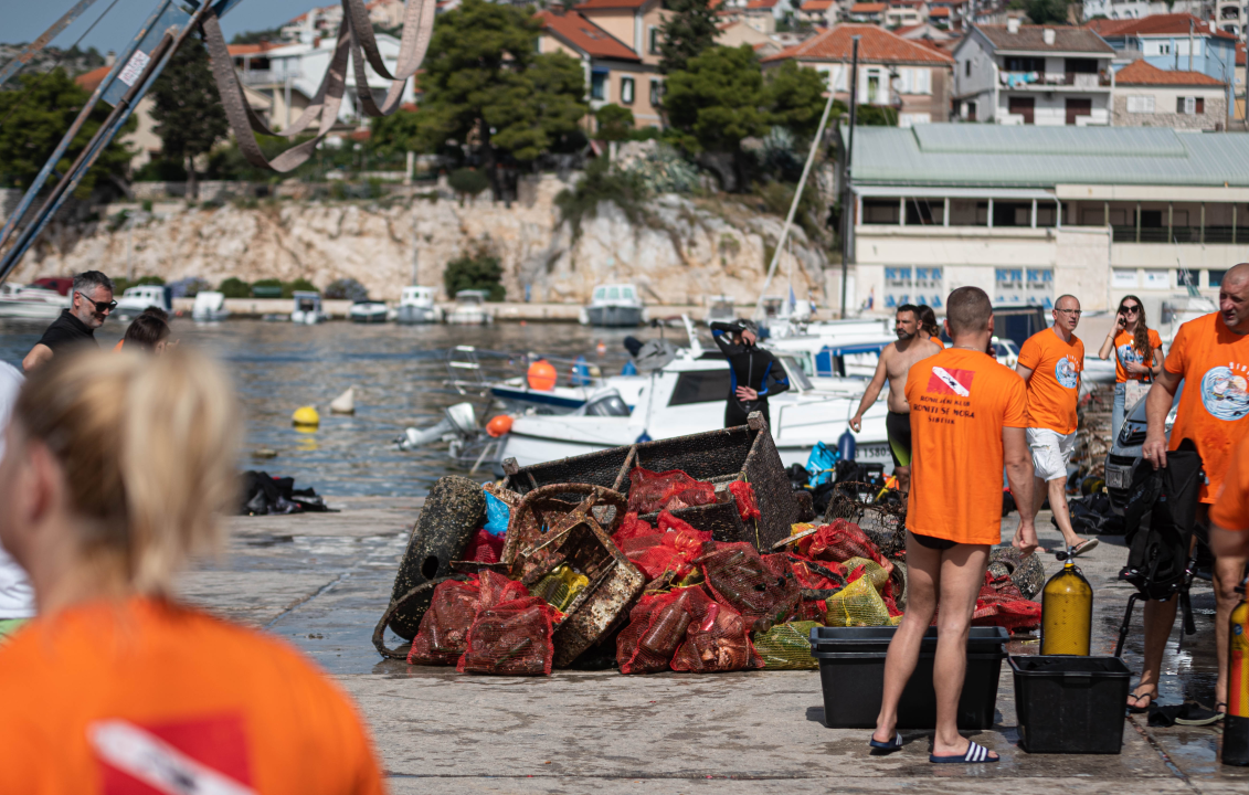 Oko 120 ronioca u akciji čišćenja podmorja: 'Da ronimo mjesec dana svaki dan po tri sata ne znam bismo li uspjeli sve očistiti'  