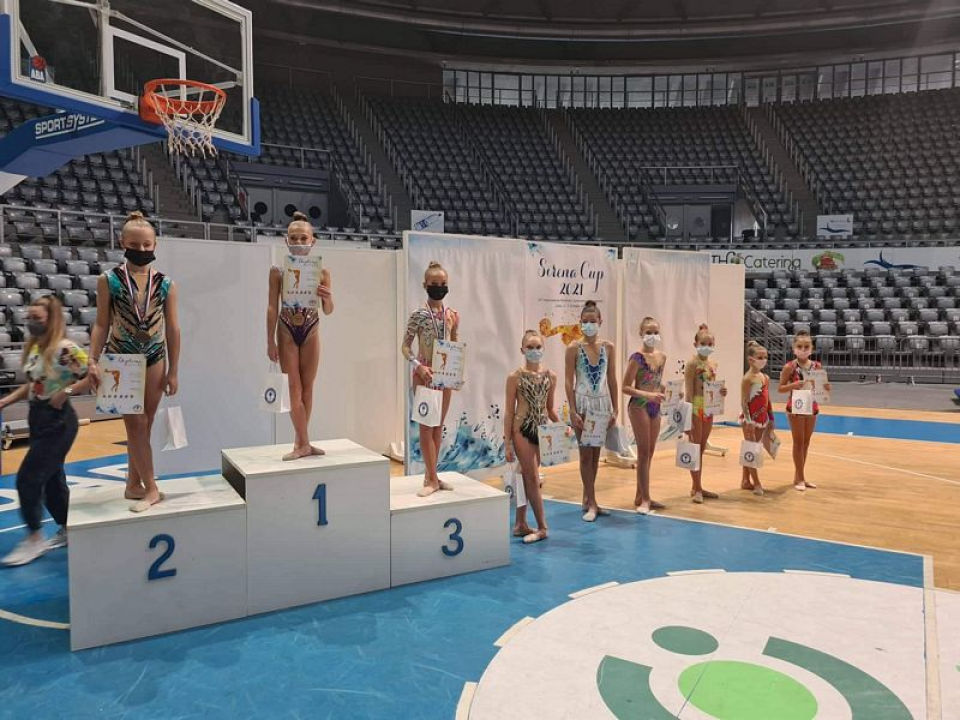 Gimnastičarke 'Šibenik-Dalmacije' uspješne u Zadru na Sirena cupu: Raci prva, Mileta druga, Bujas treća 