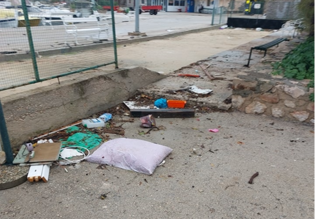 Evo kako Kaprije izgleda nakon nevremena: 'To je zbog gomilanja smeća, nitko od zaduženih ne vodi računa o tome' 