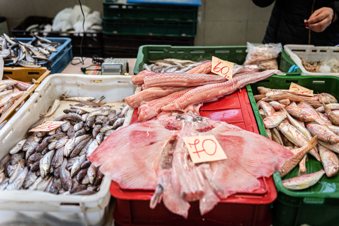 Na Badnji dan i nije neka ponuda na peškariji, Šibenčani su se za ove blagane izgleda pripremili ranije 