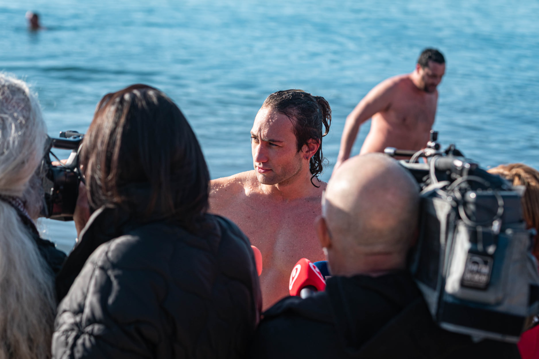 Odvažnih 12 okupalo se na Banju u podne na samu Novu godinu: 'Ovo nije hladna voda'