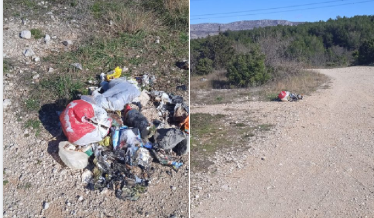 Imaju li ti 'ljudi' išta u glavi? Netko je gomilu smeća izbacio na vrh Piska 