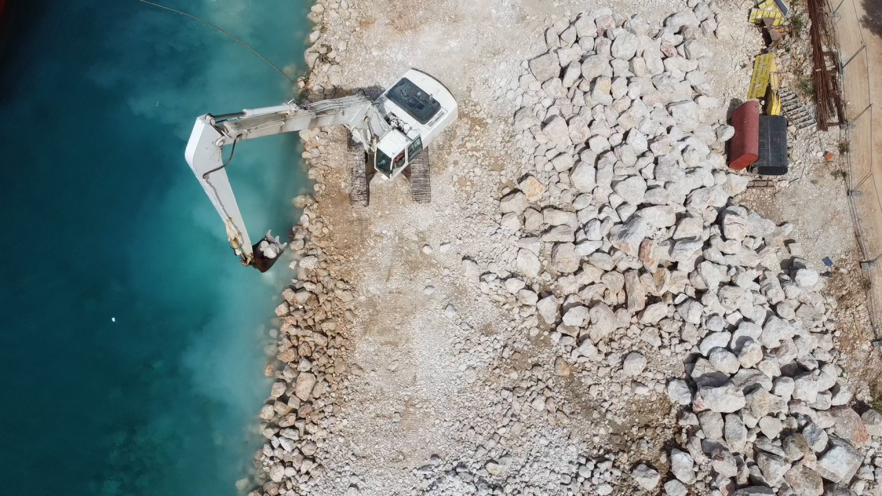 Najveći dio radova pri kraju: Kaprije će do početka srpnja dobiti novo trajektno pristanište  