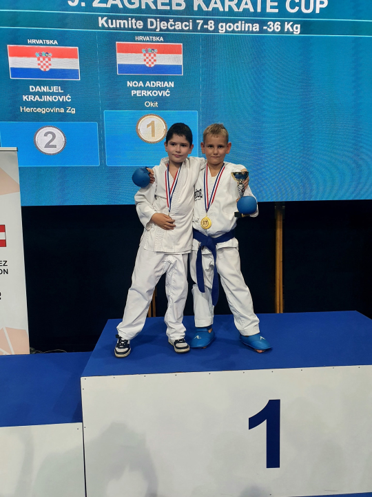 KK 'Okit Vodice' sa 9. 'Zagreb karate kupa' se vratio sa 12 medalja 