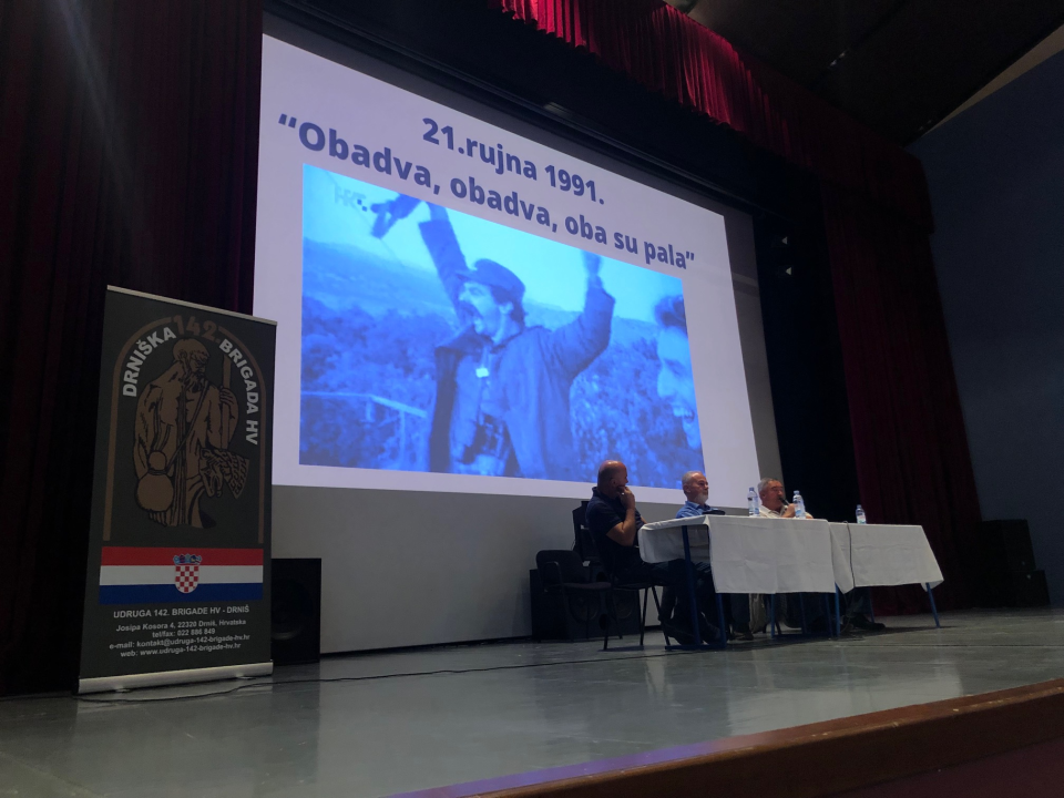 Srednjoškolci iz Drniša i Šibenika na tribini o Rujanskom ratu