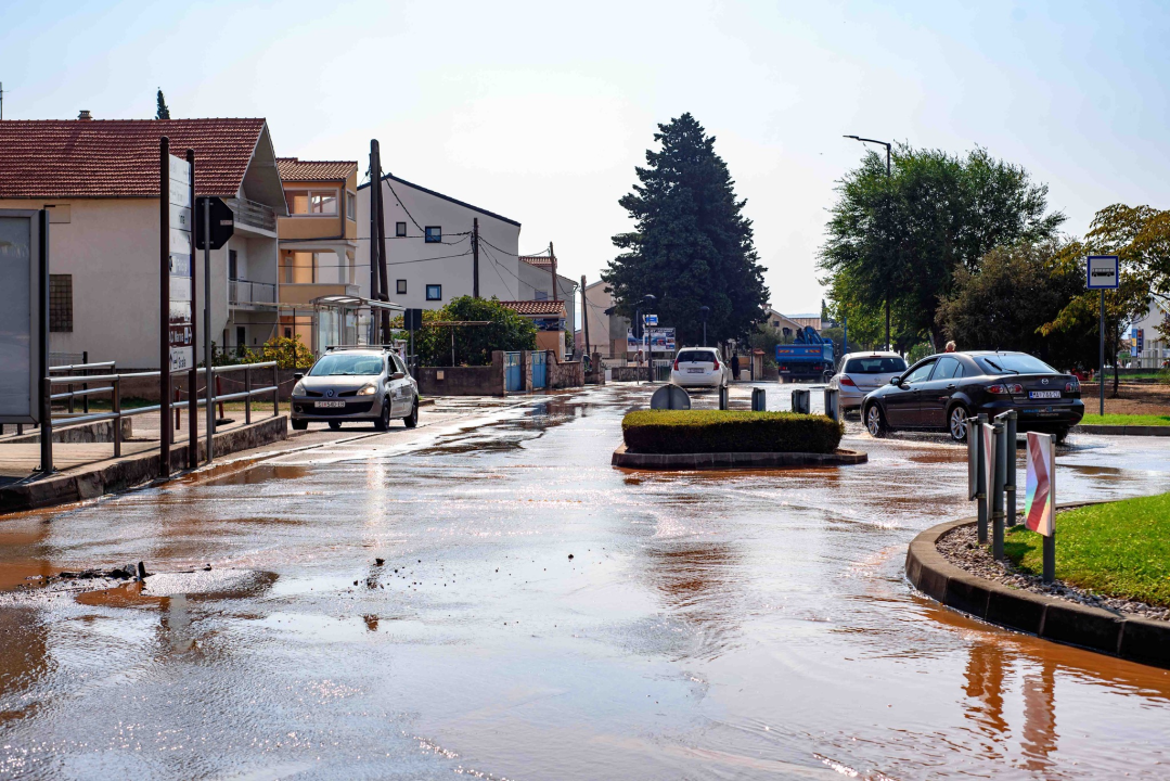 U Vodicama su u tijeku najavljeni radovi, nema poplave