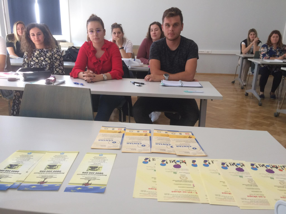 Projekt 'SMS – svi mi skupa' predstavljen na Veleučilištu u Šibeniku 