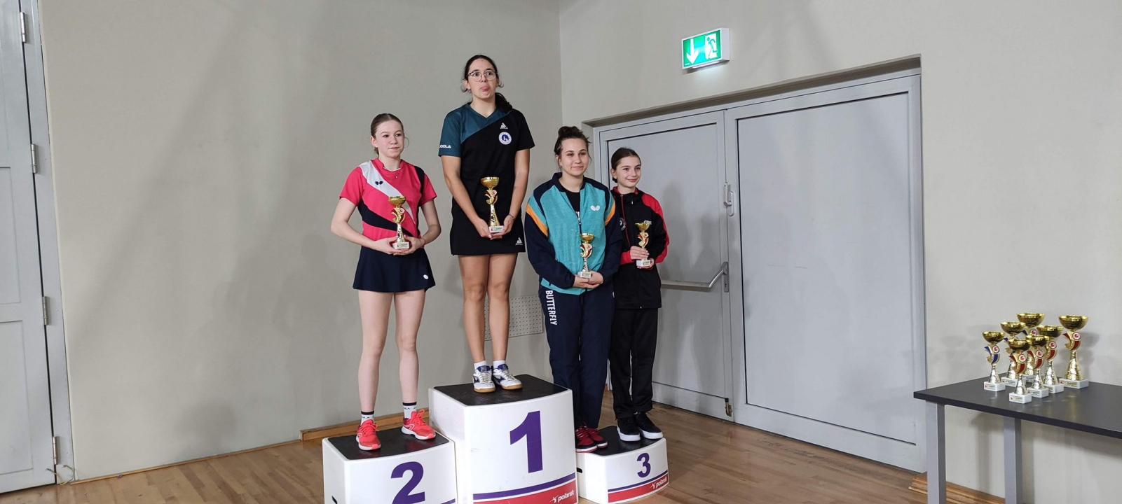 Dva postolja za Stolnoteniski klub Šibenik: Franka Miškić dva puta brončana