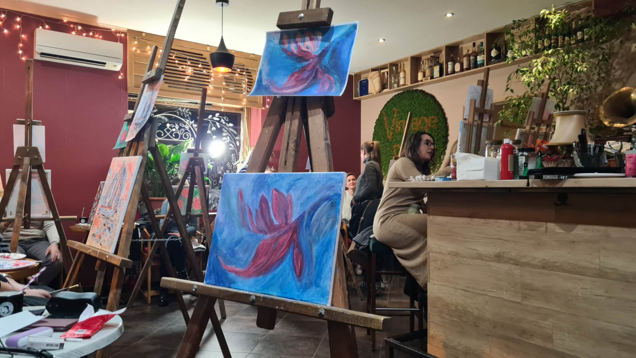 Cocktail &amp; Paint pravi hit u Šibeniku: 'Neki ljudi nisu crtali od vrtića i sad naprave nešto genijalno'