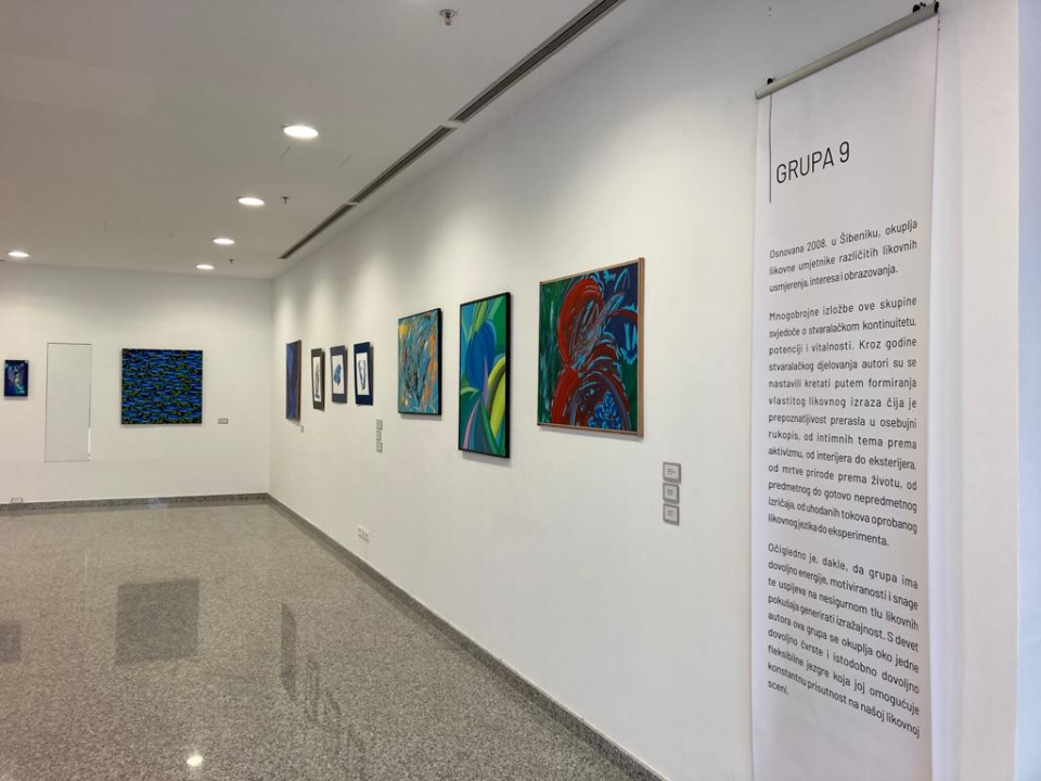Promocija šibenske umjetnosti u slavonskoj metropoli: U Osijeku otvorena izložba članova Grupe 9!