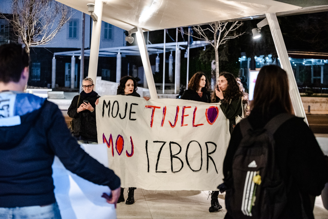 Marš u Šibeniku u povodu Dana žena:  'Dali smo javne prostore pred bolnicama za javni linč žena'