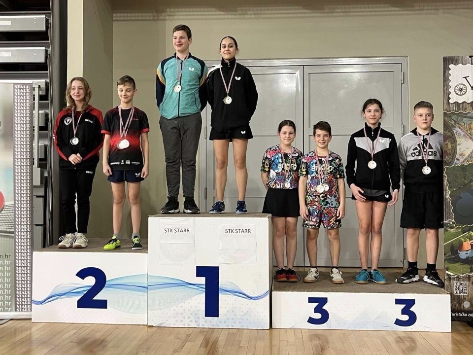 Uspjeh mlade šibenske stolnotenisačice Anđele Živković na Prvenstvu Hrvatske