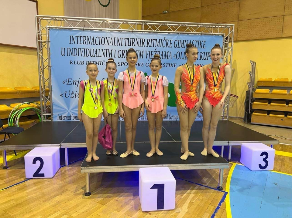 Sedam medalja za Gimnastički klub Šibenik-Dalmacija u Sarajevu 