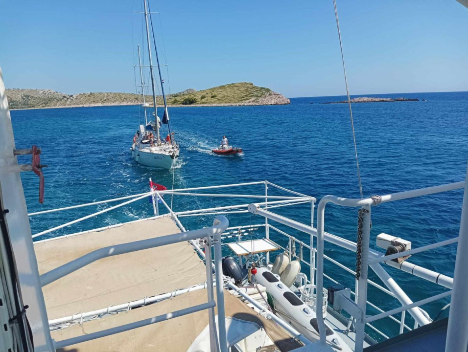 Talijanska jedrilica na Kornatima imala havariju: Skiper ima preko 90 godina