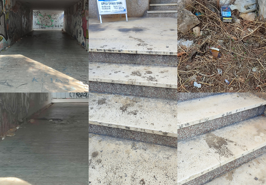 Čitatelji nam šalju fotografije prljavog Šibenika od Meteriza do Vidika: ‘O smradu da ne govorim’