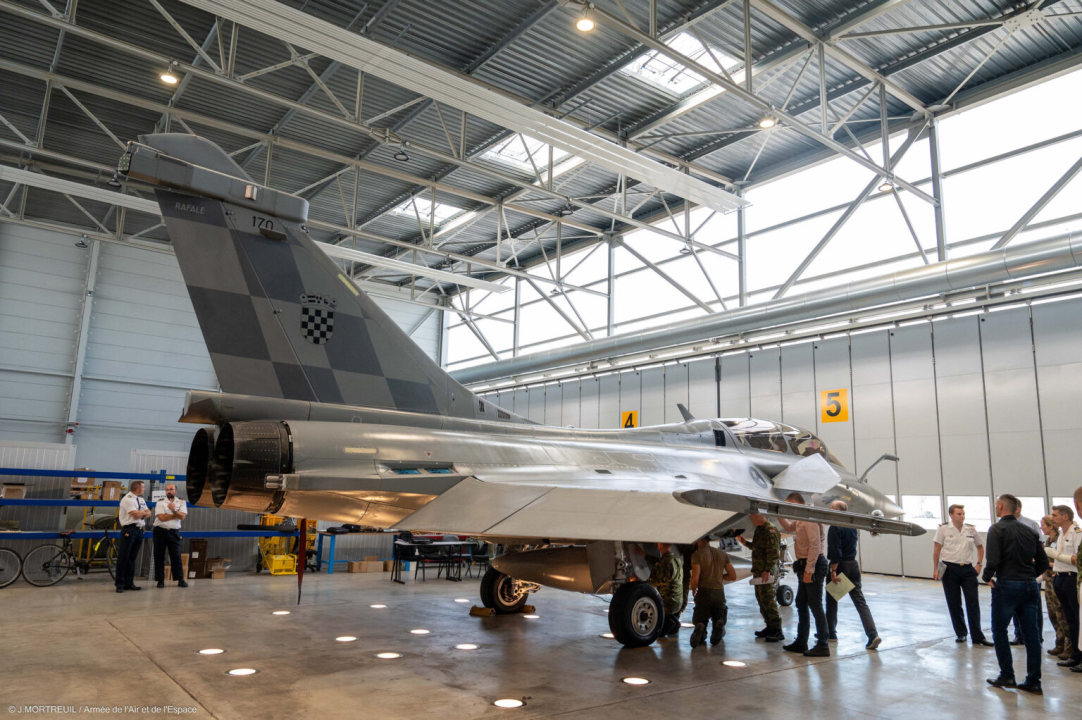 Ovo je prvi hrvatski borbeni avion Rafaele, spreman je za primopredaju