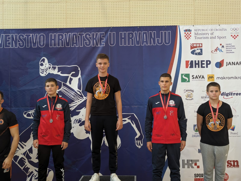 Jan Slavica prvak je Hrvatske među mlađim dječacima, Bulat viceprvak, Shapovalov treći