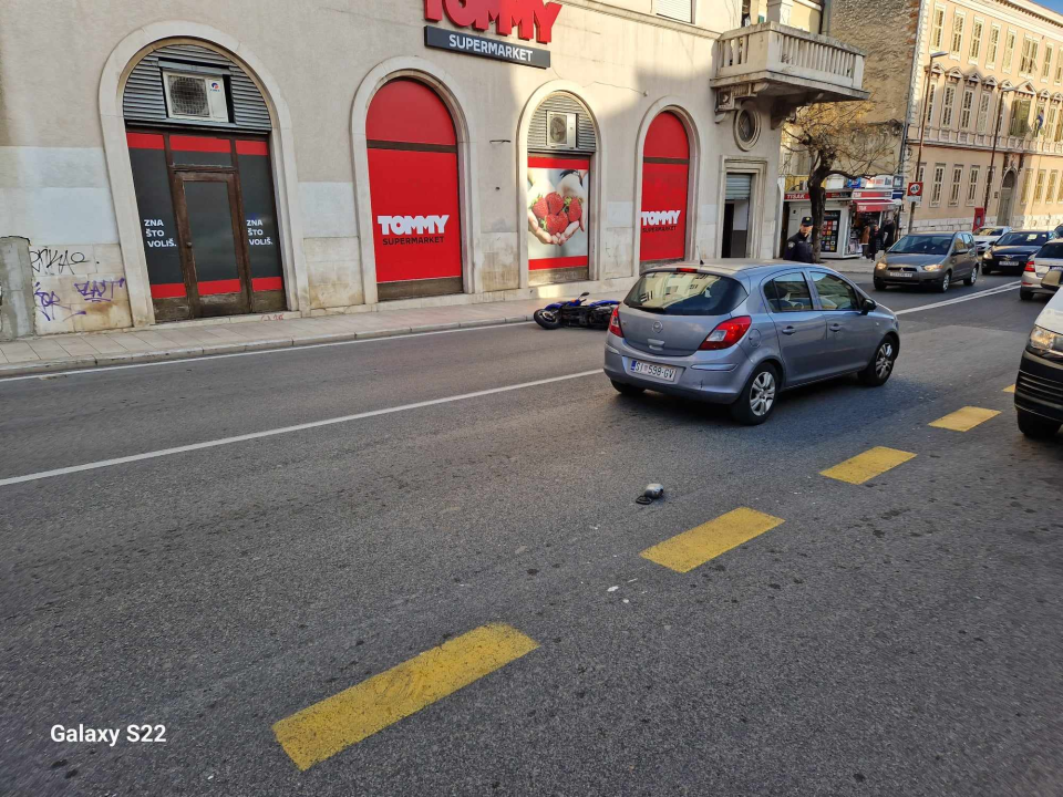 Sudar auta i motora kod Šarine pekare