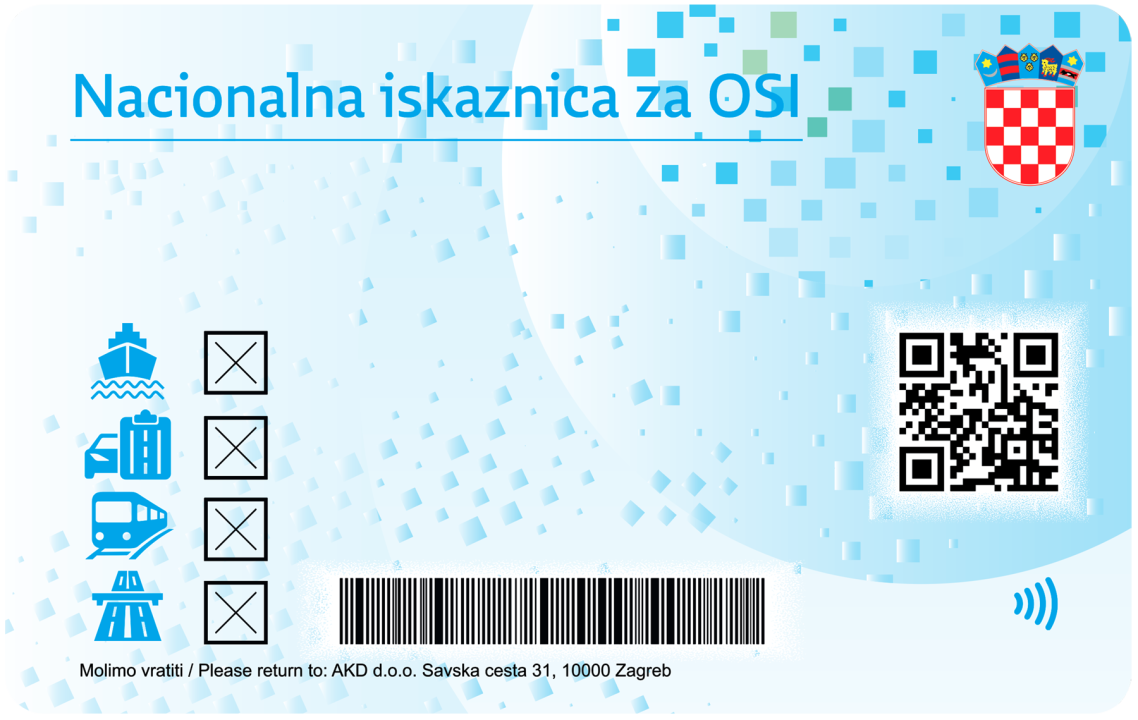 Hrvatska je prva država članica EU koja istodobno uvodi Europsku iskaznicu i Europsku parkirališnu kartu za osobe s invaliditetom  