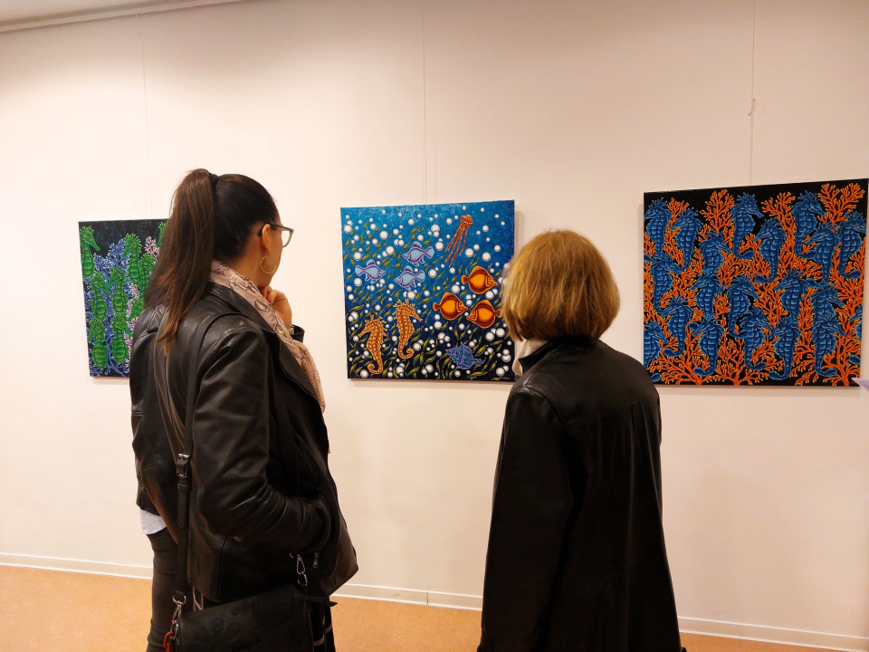 U knjižnici otvorena izložba Marina Štokića