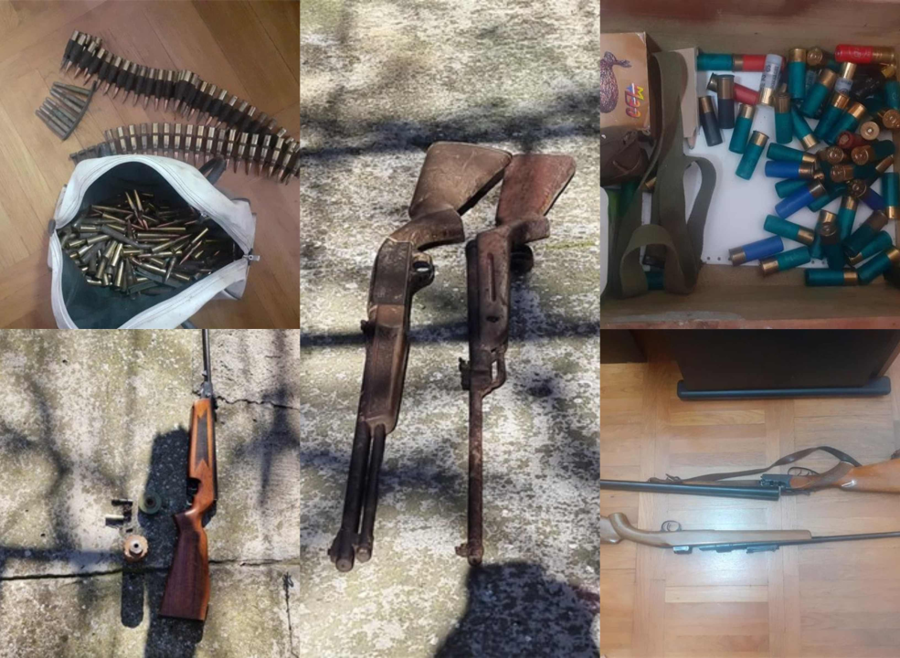 Trojici muškaraca iz okolice Drniša pronađen arsenal oružja, streljiva i eksploziva