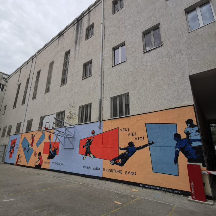 Dva murala u dvorištu gimnazije na 80 kvadrata zida: Grafiti kao umjetnost, a ne vandalizam