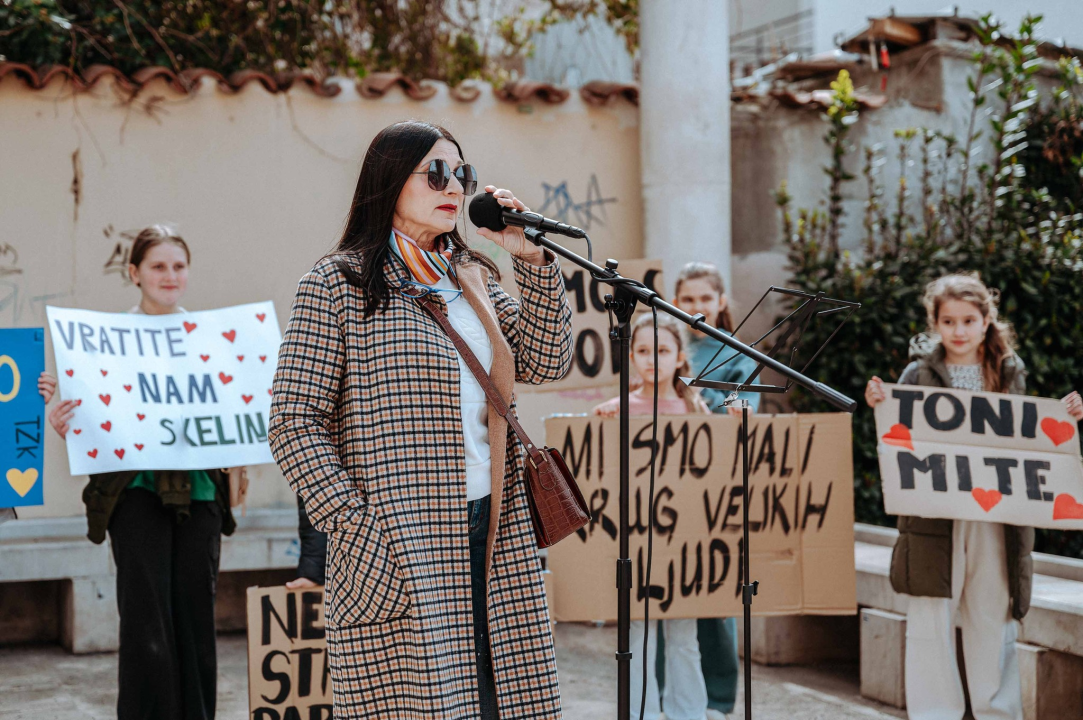 Prosvjed za profesora Tonija Skelina: 'Doživio je ogromnu nepravdu, svi smo u stanju šoka'