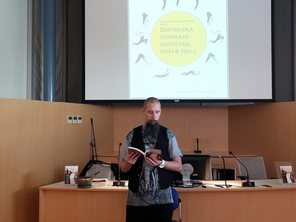 Leonardo Gospodnetić u knjižnici predstavio novu knjigu