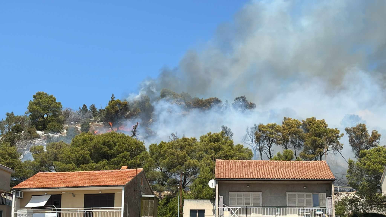 Požar i dalje aktivan, no pod kontrolom je vatrogasaca: Izgorjela je površina od oko 3,5 hektara