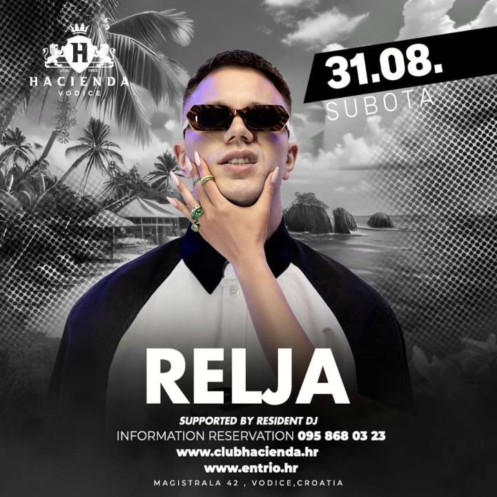 Ne propustite koncert popularnog Relje u Haciendi