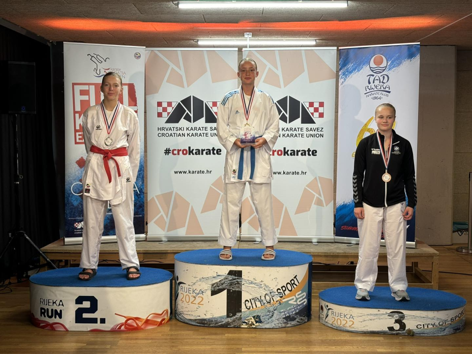 Odličan rezultat Karate kluba Okit iz Vodica na Cro Openu