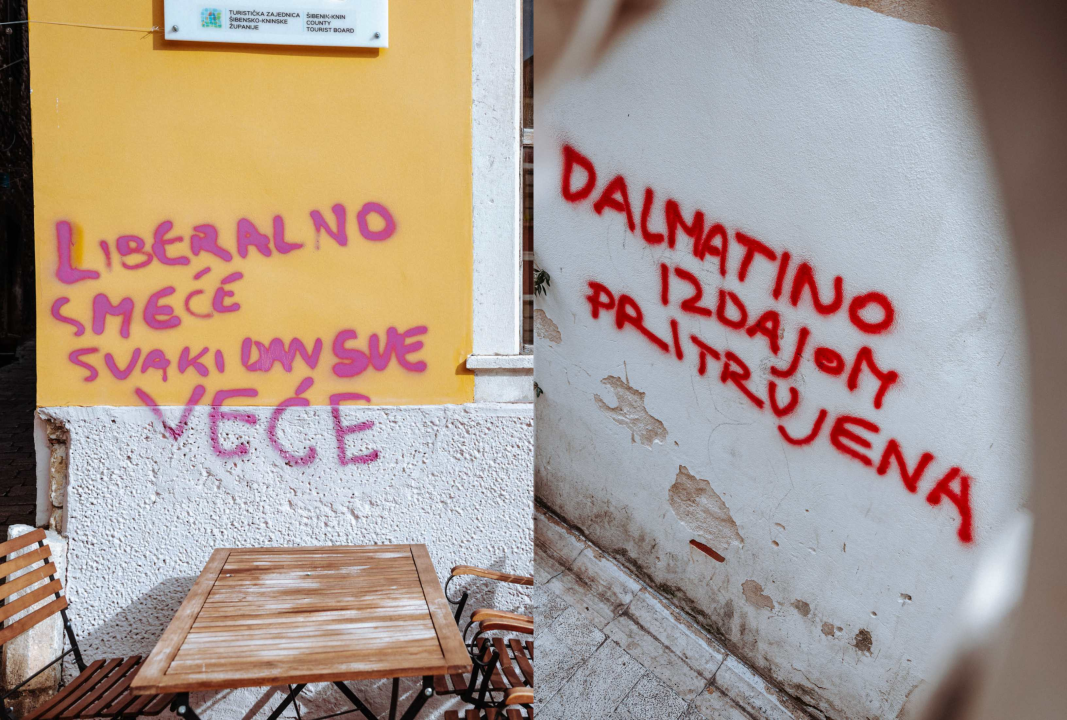 Šibenik ima svog Banksyja, samo je ovaj specijaliziran za uništavanje fasada u staroj gradskoj jezgri