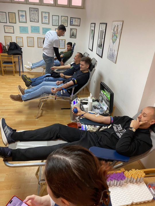 U Kninu prikupljeno 35 doza krvi