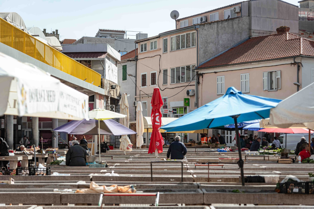 Petak na šibenskoj pijaci