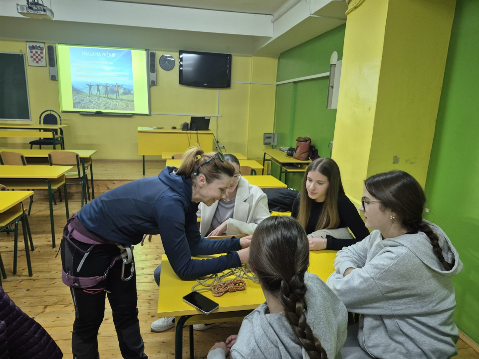 Antonia Viljac u šibenskoj gimnaziji