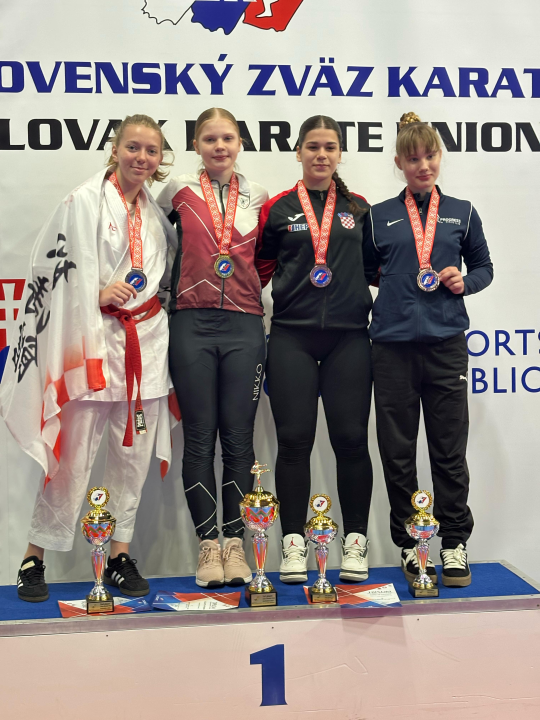 Gabrijela Grubelić iz Karate kluba Okit srebrna na Grand Prix Slovakia