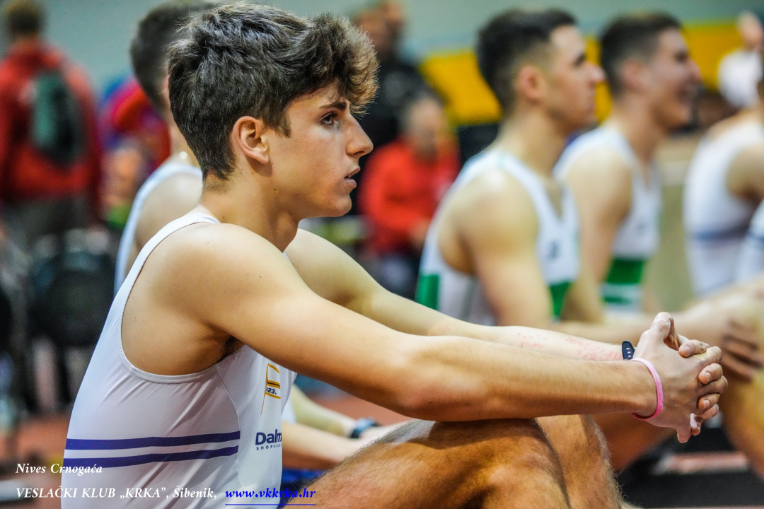 FOTO: Veslači Krke na Prvenstvu Hrvatske na ergometru: Šimi Grubišiću bronca i 21 sekundu bolji rezultat