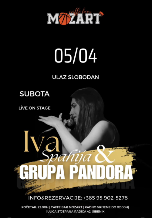 FOTO Iva Spahija i grupa Pandora donose nezaboravan glazbeni doživljaj!