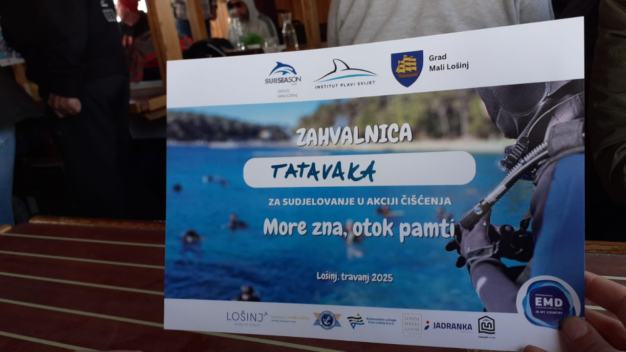 Članovi zlarinske 'Tatavake' sudjelovali u velikoj ekološkoj akciji Instituta Plavi svijet