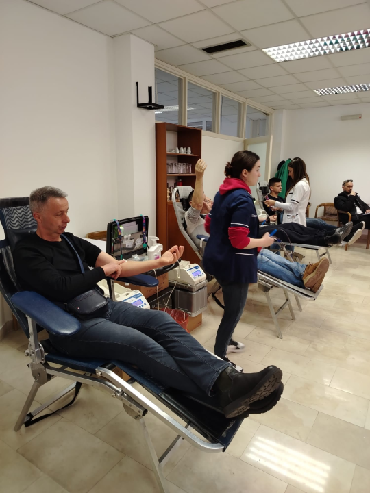 Policijski službenici ponovo pokazali humanost u današnjoj akciji darivanja krvi