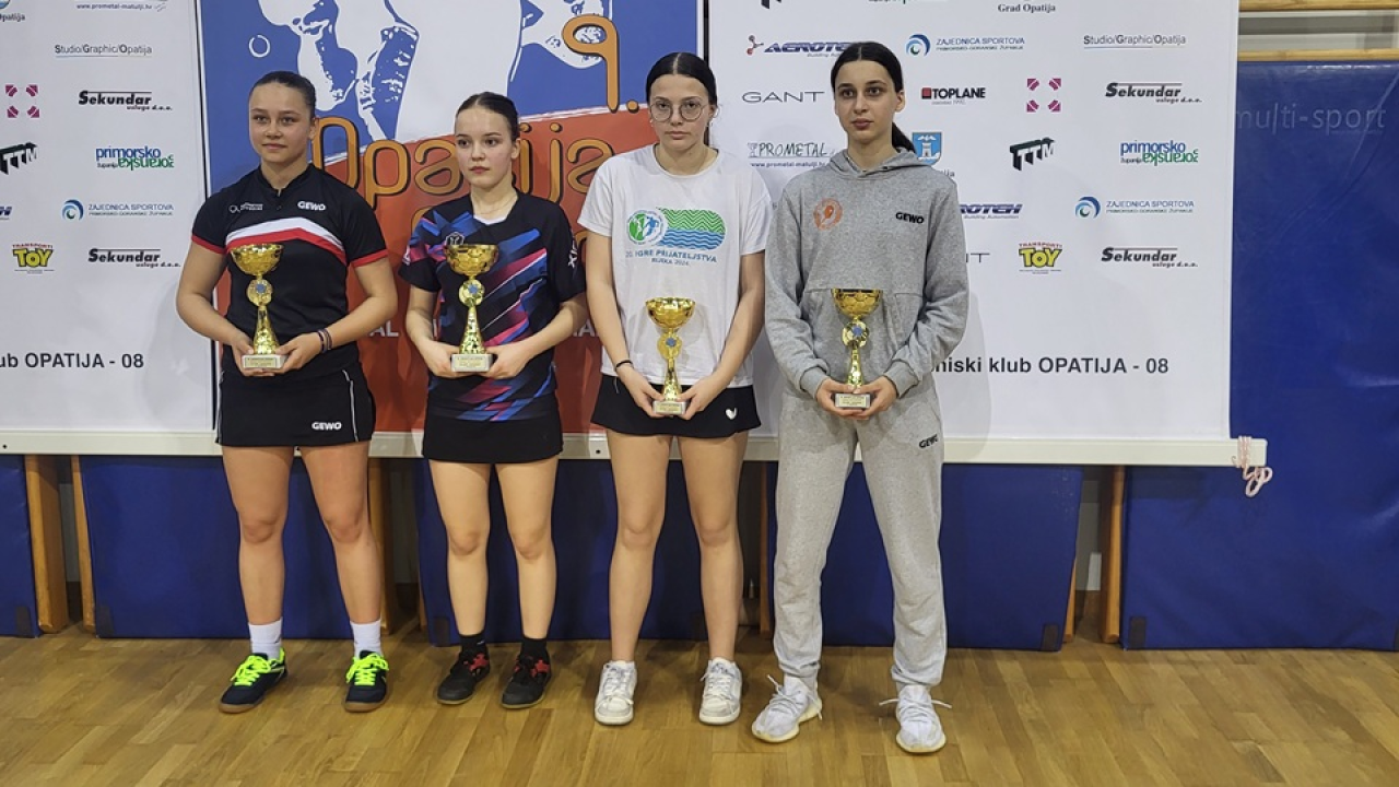 Šibenskoj stolnotenisačici Loreti Mandić bronca na turniru u Opatiji