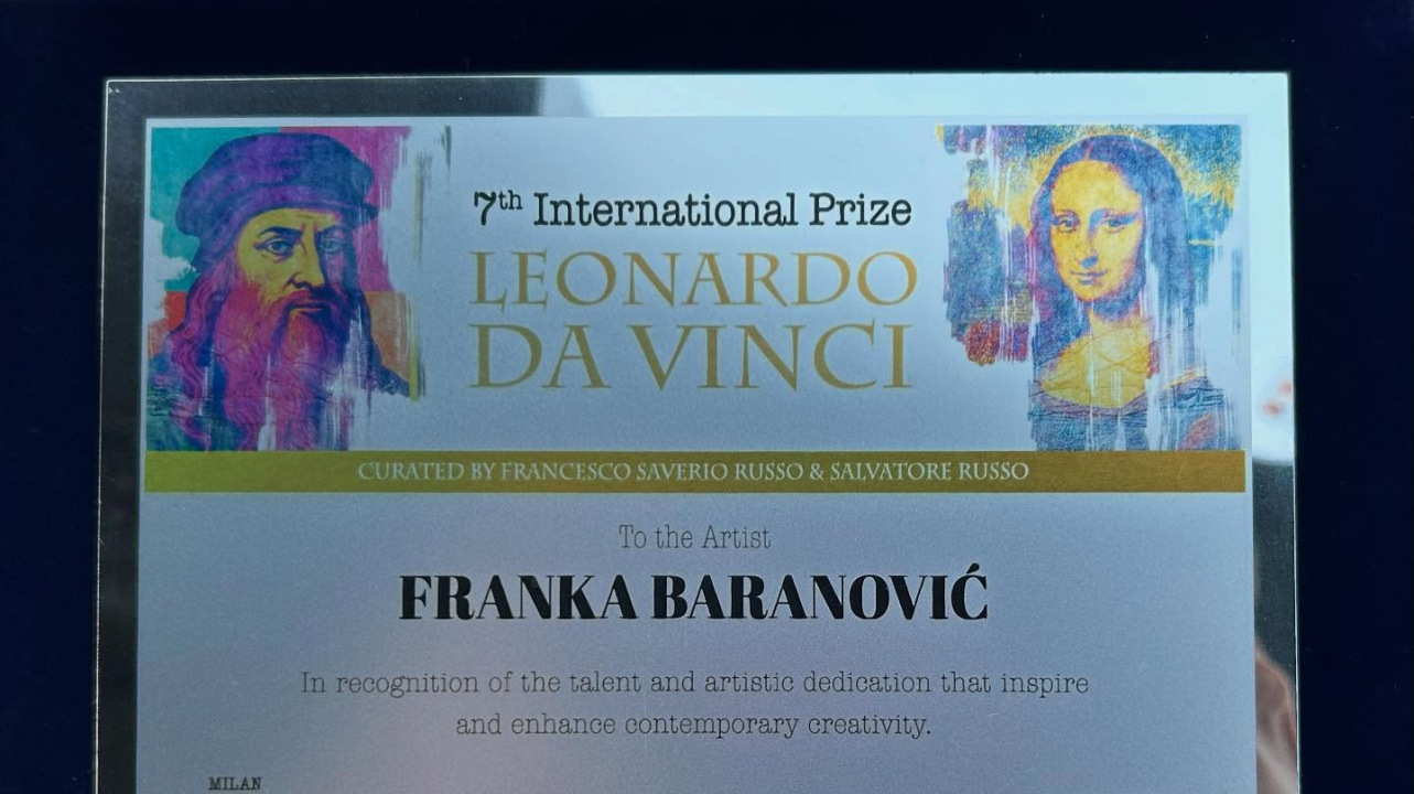 Franka Baranović dobila još jedno vrijedno međunarodno priznanje