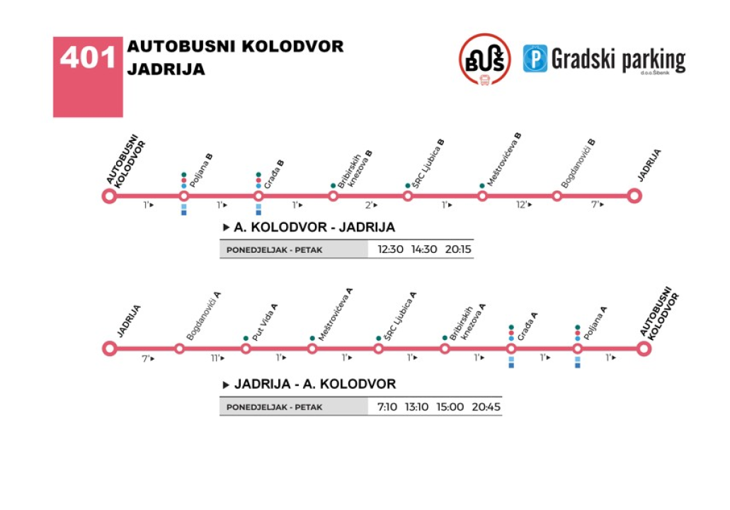 Jesenski vozni red gradskih i prigradskih linija