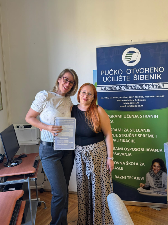 FOTO Polaznici POU Šibenik završili programe prekvalifikacije s izvrsnim uspjehom!